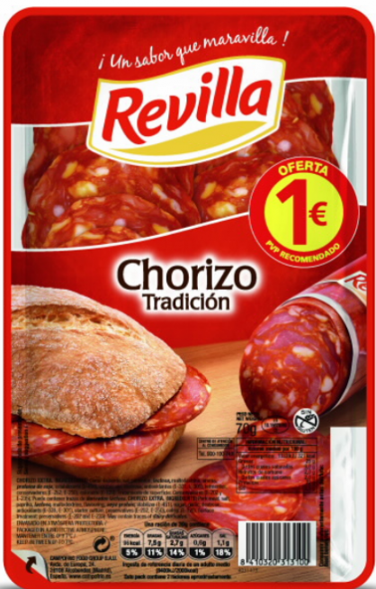 Lonchas Chorizo Tradición, Revilla